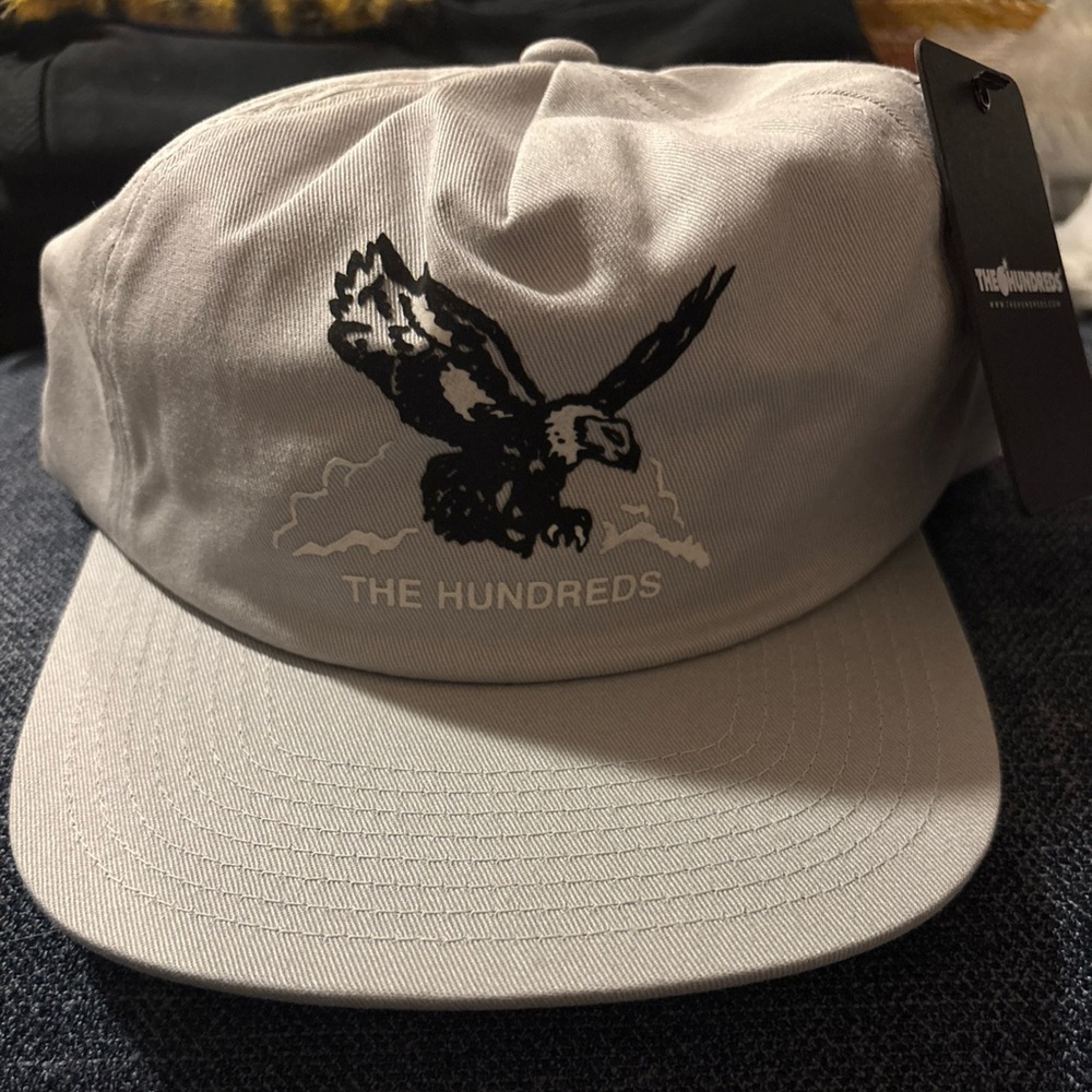 The Hundreds Gray Cap with Eagle Design ONE SIZE BNWT